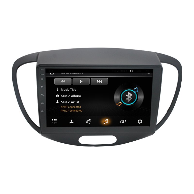 4G +64G QLED 4G LTE Carplay Android 10 Car Radio For Hyundai i10 2007-2013 Navigation RDS 4G WIFI Audio GPS navigation