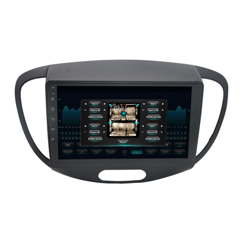 4G +64G QLED 4G LTE Carplay Android 10 Car Radio For Hyundai i10 2007-2013 Navigation RDS 4G WIFI Audio GPS navigation