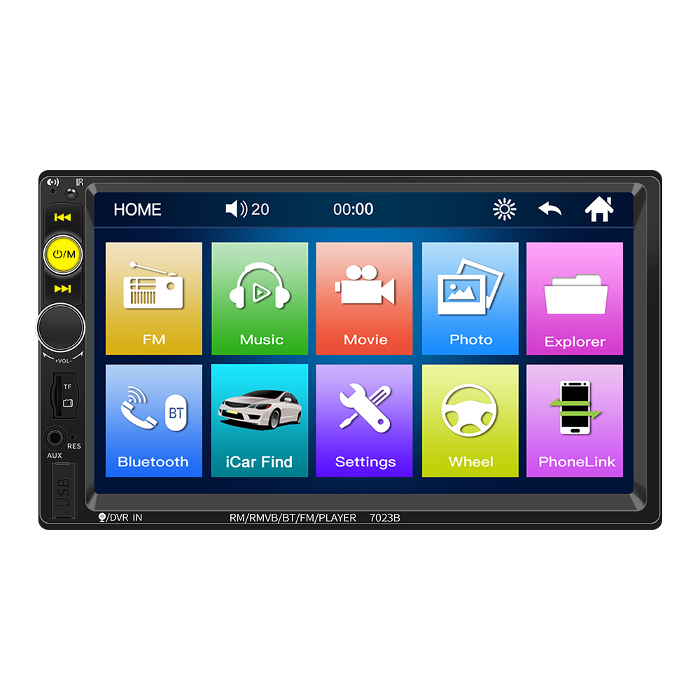 Smart Universal 1din auto DVD player carplay stereo touch screen 7 inch 1 din Android car radio