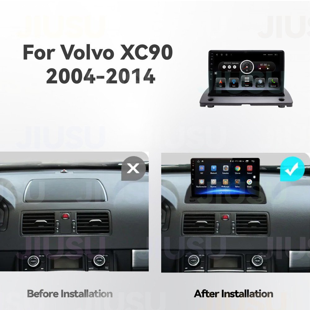 Android 12 Car Radio GPS Navigation DVD Player Stereo Multimedia Audio System for Volvo XC90 2004-2014 with Carplay DSP DAB