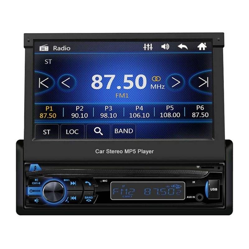 Auto accessories car radio stereo dvd player carplay bluetooth android single 1 dincar dvd player for cars
