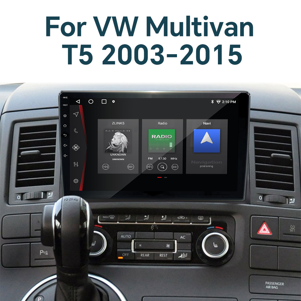 Android Car Radio DVD Player Screen Stereo Audio Navigator GPS DSP BT Car-play Camera for VW Volkswagen Multivan T5 2003-2015