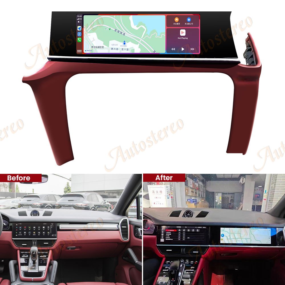 14 inch Android 13.0 For Porsche Cayenne 2018-2022 Car Radio GPS Navigation Multimedia Player Stereo Wireless Carplay