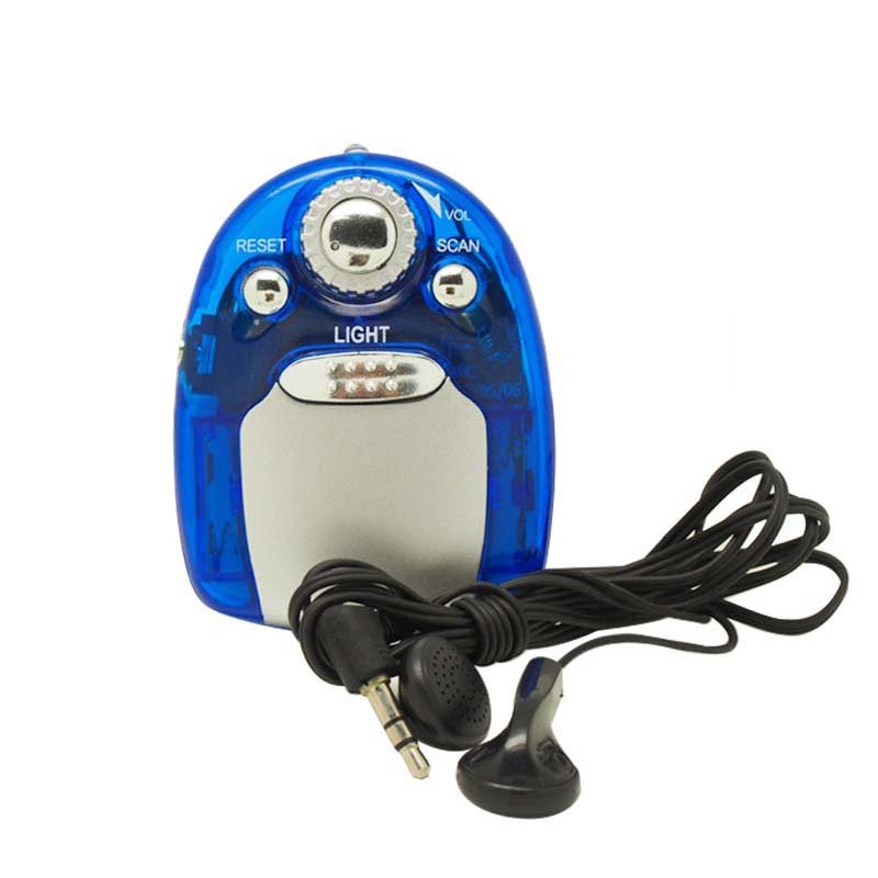 Promotion Hot Sale Many Colors Mini Radio Portable Pocket FM Automatic Search Station Outdoor Use Radio
