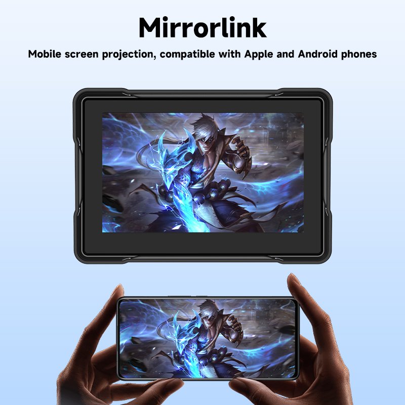 5-Inch Wireless Carplay Motorcycle Waterproof Motorcycle IP67 Motorcycle GPS Navigation Carplay