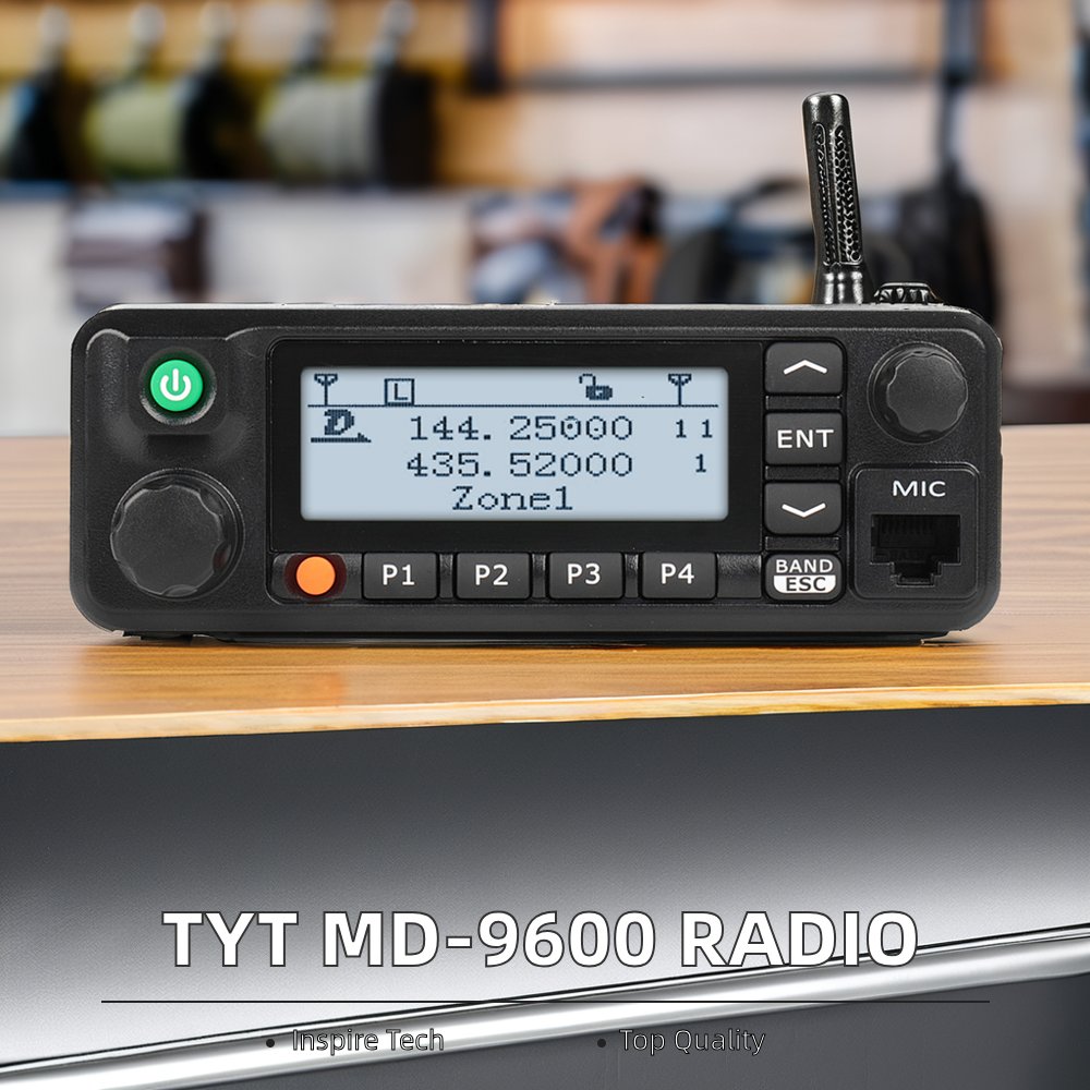 TYT MD-9600 Digital Mobile Radio 10km Talk Ran Walkie Talkie with DMR for Vehicle Mount Car Mounted Transceiver