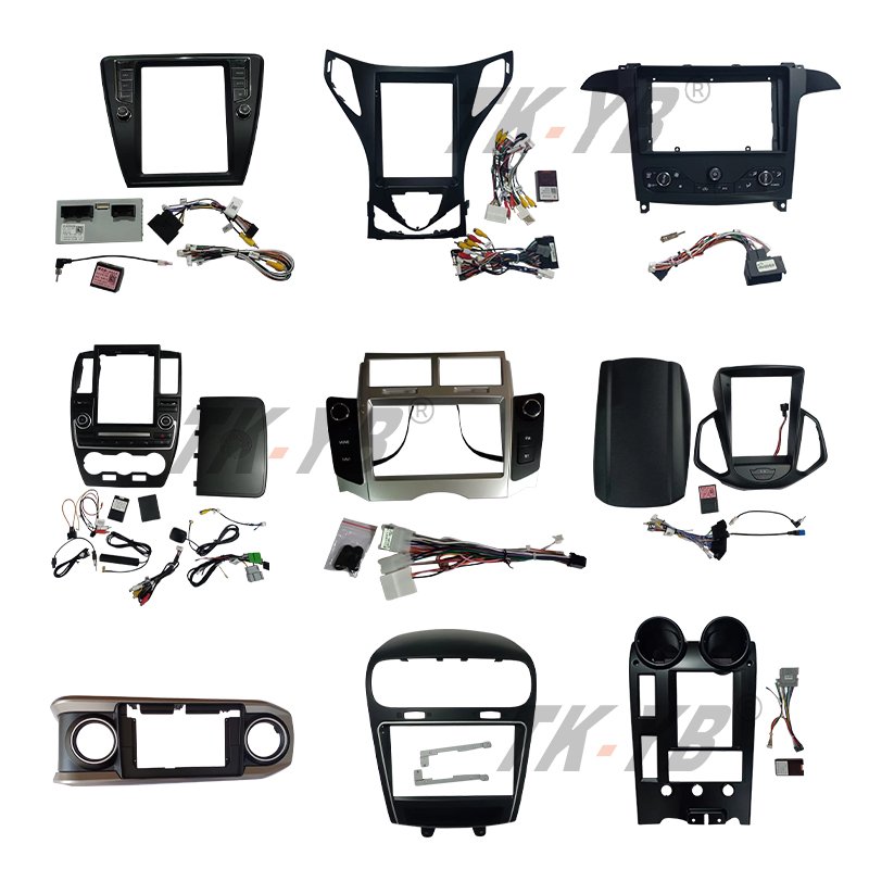 Factory direct car radio frame car android frame car dvd fascia Android navigation frame With wires canbus