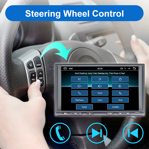 supplier Hot Sale 7 Inch Touch Screen Auto Android Radio For Car Multimedia Player