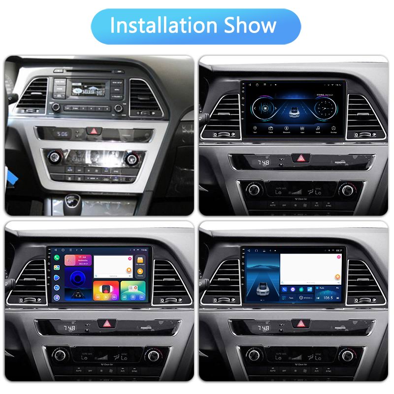 Android 10 2Din Car Multimedia Player For Hyundai Sonata LF 2014-2017 Autoradio GPS Navigation Stereo Head Unit