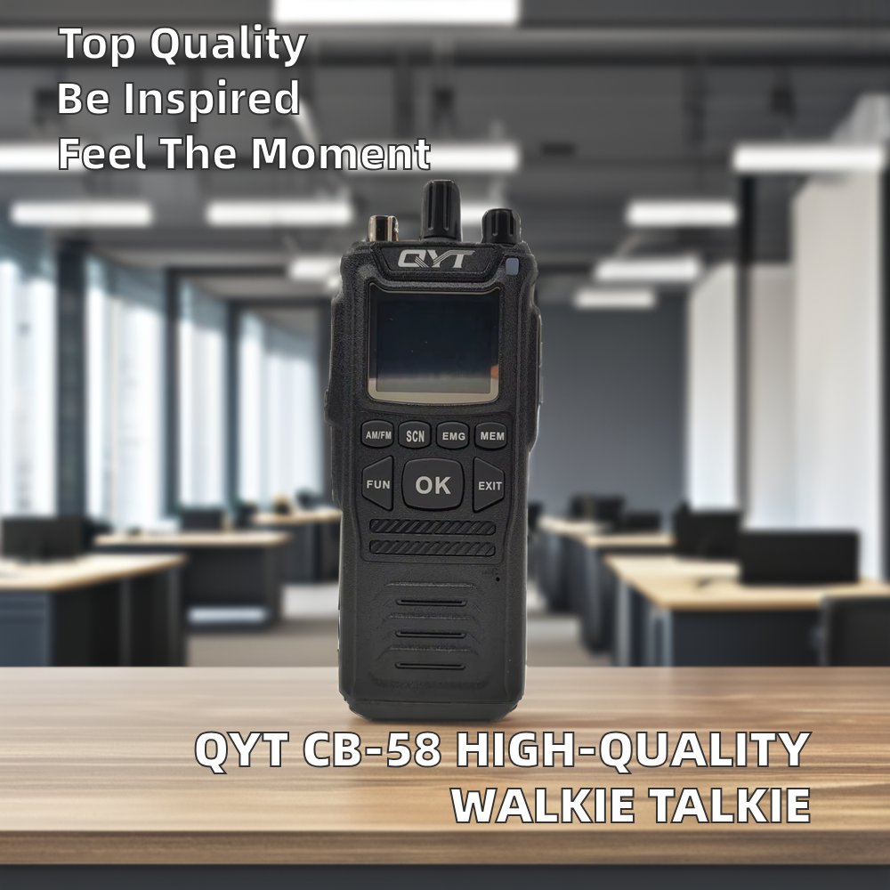 QYT CB-58 Portable Wireless Handheld Walkie Talkie High Quality 4W Output Power 30KM-50KM Ran Digital Analog Mobile Radio 100KM