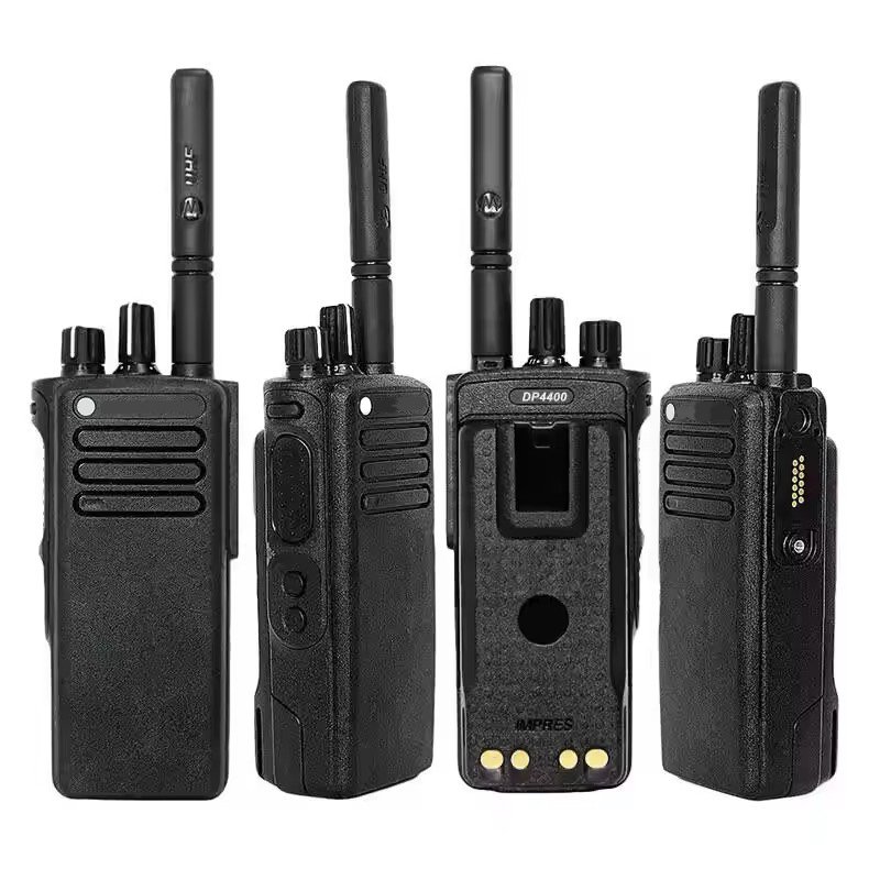 Wholesale Original DP4401E Walkie Talkie Long Ran Digital Handheld UHF VHF GPS Supported 50km Ran 8W Waterproof Commercial