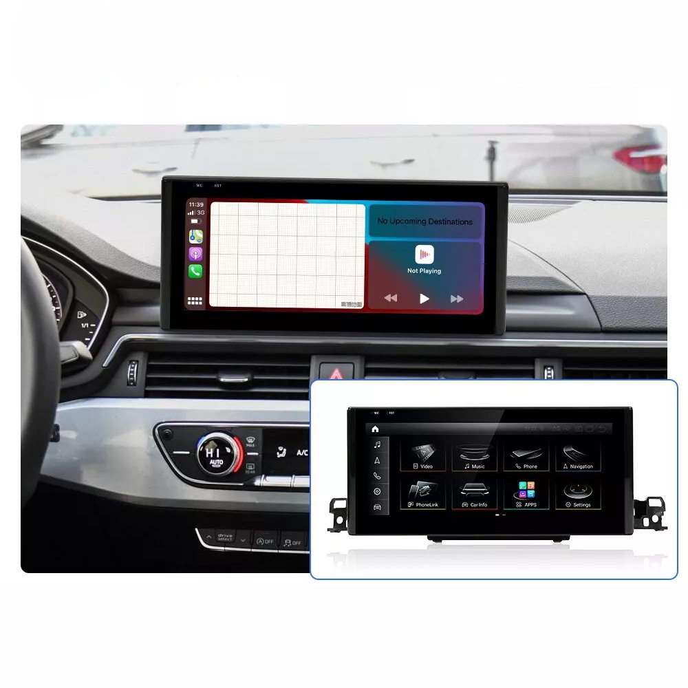 10.25inch Android 13 Car Navigation Multimedia Player for 2017-2019 Audi A4 A4L b9 B8 Wireless Radio Carplay Touchscreen