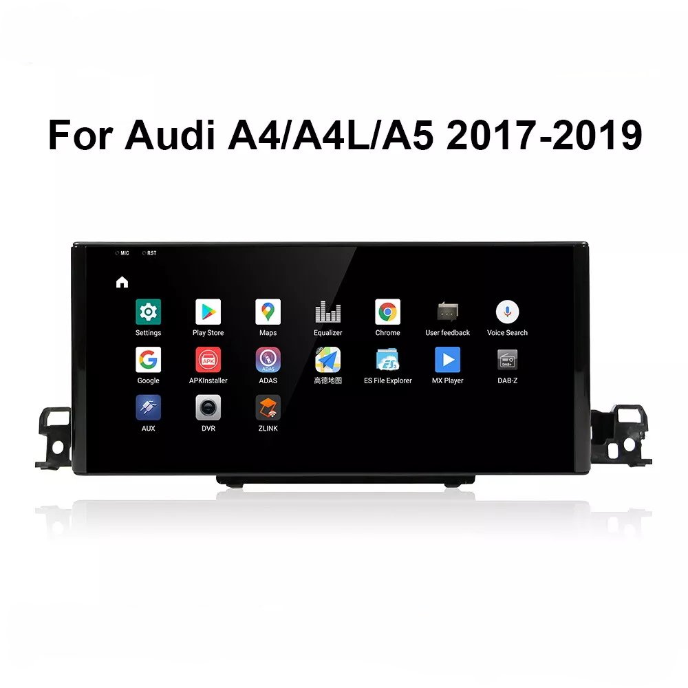 10.25inch Android 13 Car Navigation Multimedia Player for 2017-2019 Audi A4 A4L b9 B8 Wireless Radio Carplay Touchscreen