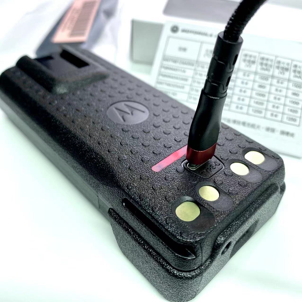 PMNN4409AR TYPE C battery 7.4V 3000mAh Li-ion Two-Way Radio High-Capacity Battery Replacement for Motorola XPR3300
