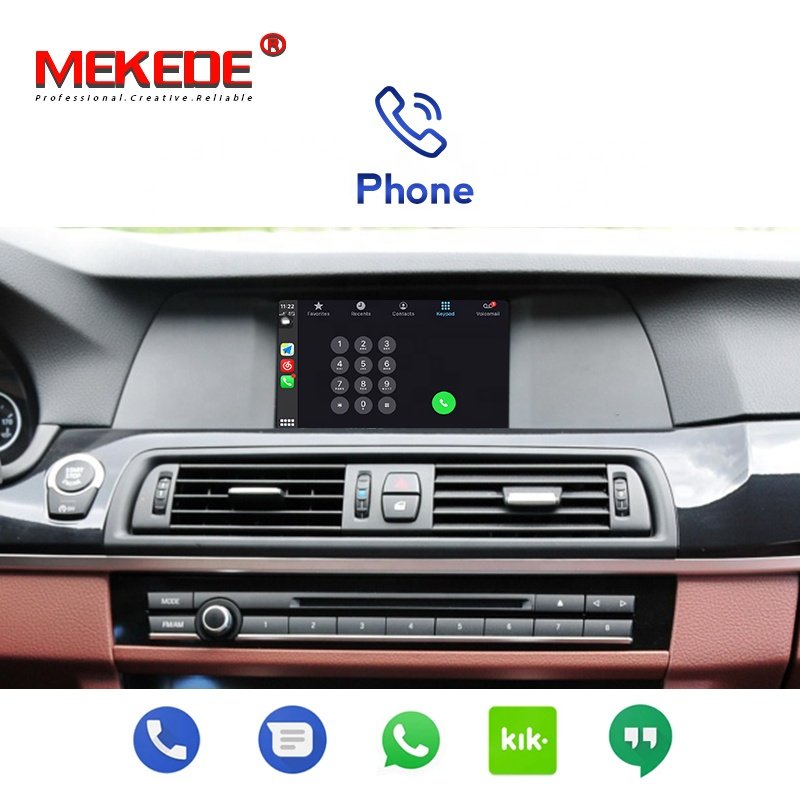 MEKEDE Wireless car-play module box For BMW f10 f11 f07 E60 X1 E84 X1 F48 ccc cic nbt evo