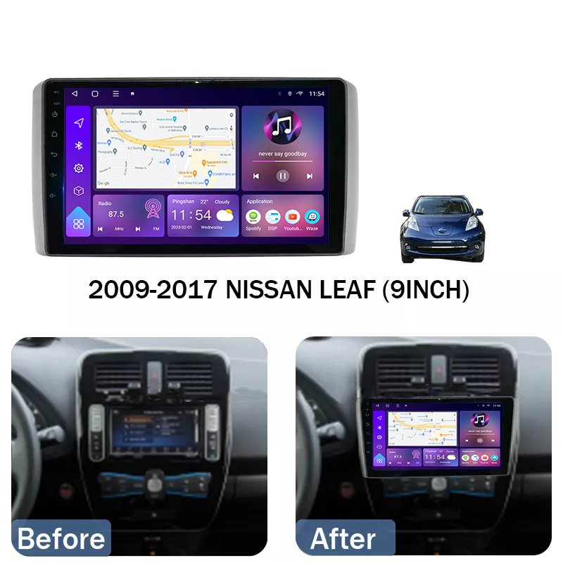 Android 13 Carplay Radio For For Nissan Leaf 2009-2017 Multimedia Carplay 2DIN Stereo Car GPS Navigation Head Unit Video Player