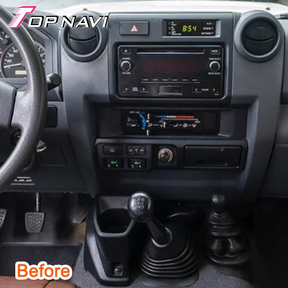 New 360 Carplay 12.3" Inch Android Car DVD Player GPS WIFI Radio For TOYOTA LAND CRUISER LC76 LC70 LC75 2005