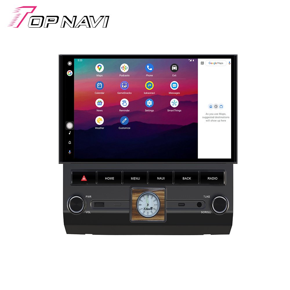 New 360 Carplay 12.3" Inch Android Car DVD Player GPS WIFI Radio For TOYOTA LAND CRUISER LC76 LC70 LC75 2005