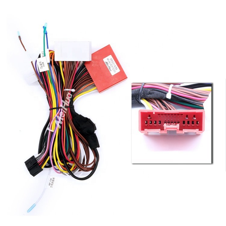 Meihua Android Car Video Radio Frame for Mazda 6 2004-2015 with RCA Cable ISO Wiring 16pin Harness Accessories Bezel