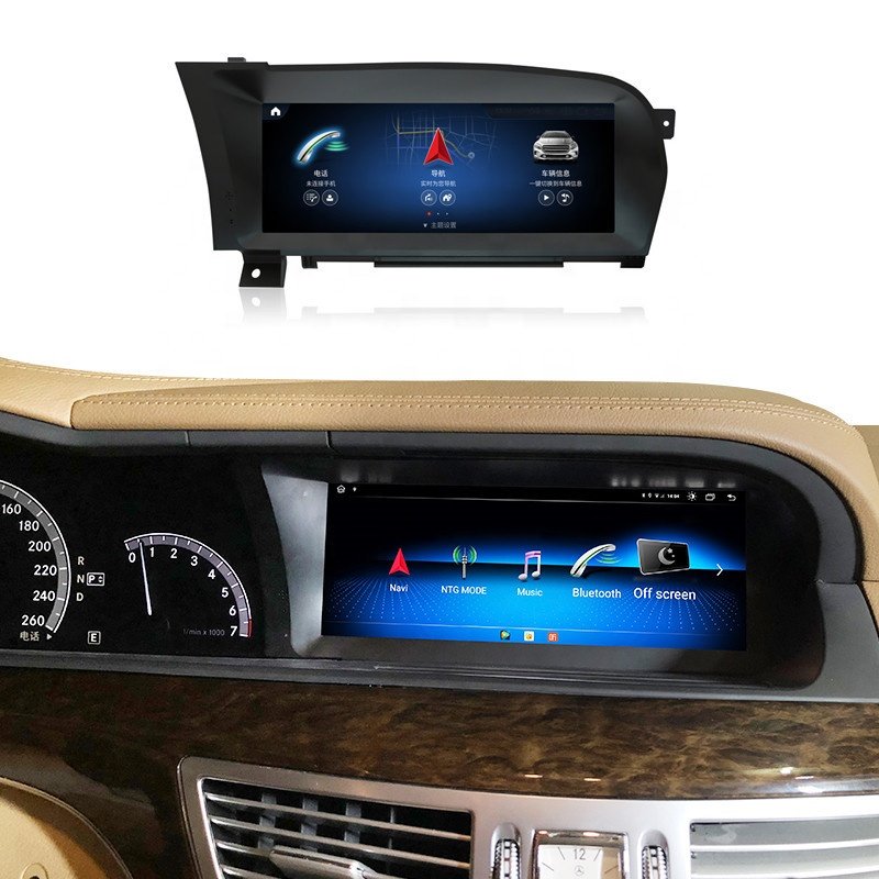 10.25 inch Android Car Radio DVD Player Multimedia Auto Carplay Stereo For Mercedes BENZ S Class W221 W216 CL 2005-2013