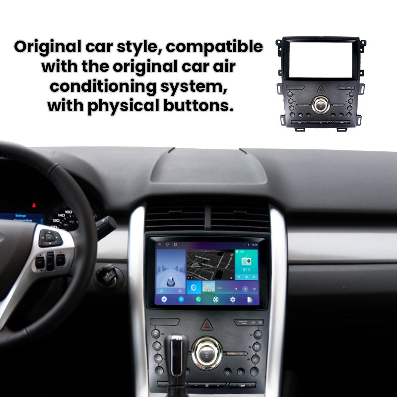 9 Inch Android Car Radio Facia Frame car Dvd Player Frame for Ford Edge 2009-2014