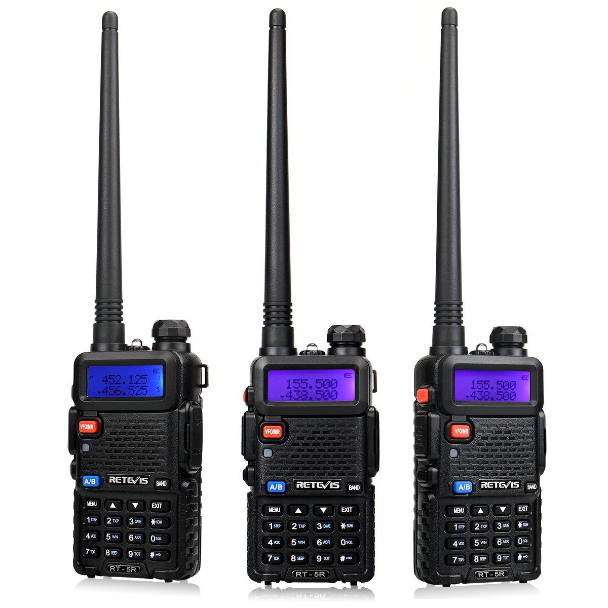Dual Band UHF VHF 5W Two way Radio Retevis RT5R