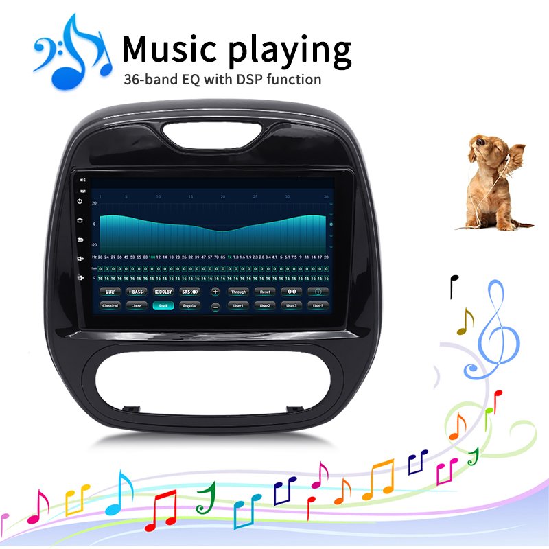 4G+64G Android 10 Car Multimedia Auto Radio For Renault Captur CLIO 2011 2014 2015 2016-2018 Samsung QM3 Manual A/C GPS