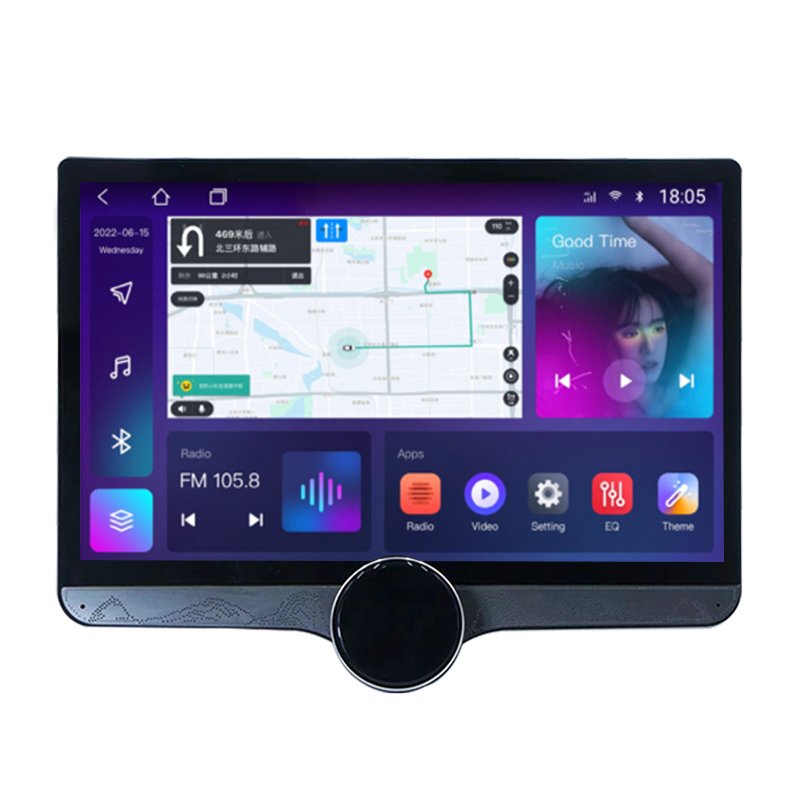 11.8 inch car radio android 2k android car navigation radio auto electronics touch screen radio 4+64G