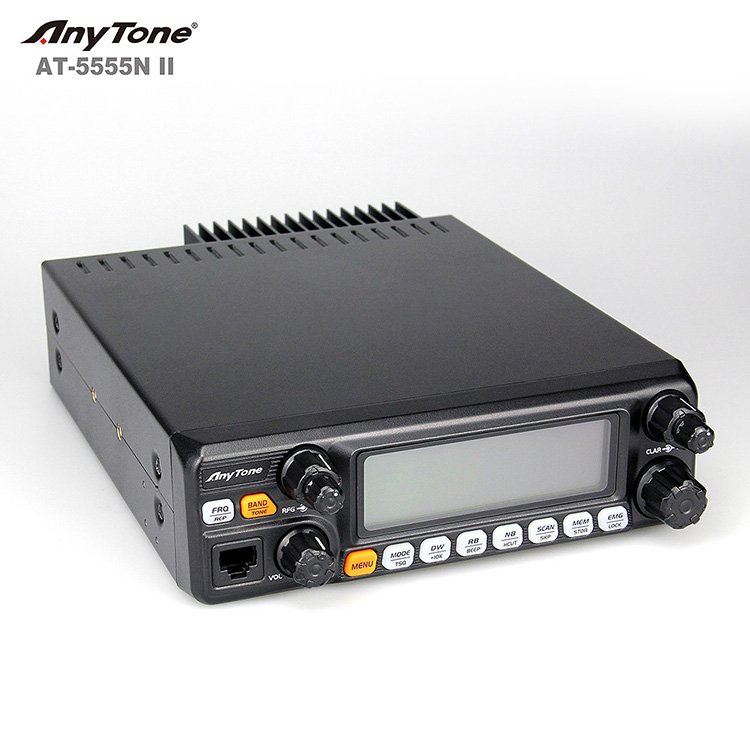 AnyTone 5555N II 60W SSB High Power CB Radio 27mhz With Long Range CB Radio 25.615~30.105MHz Vehicle Mounted Radio