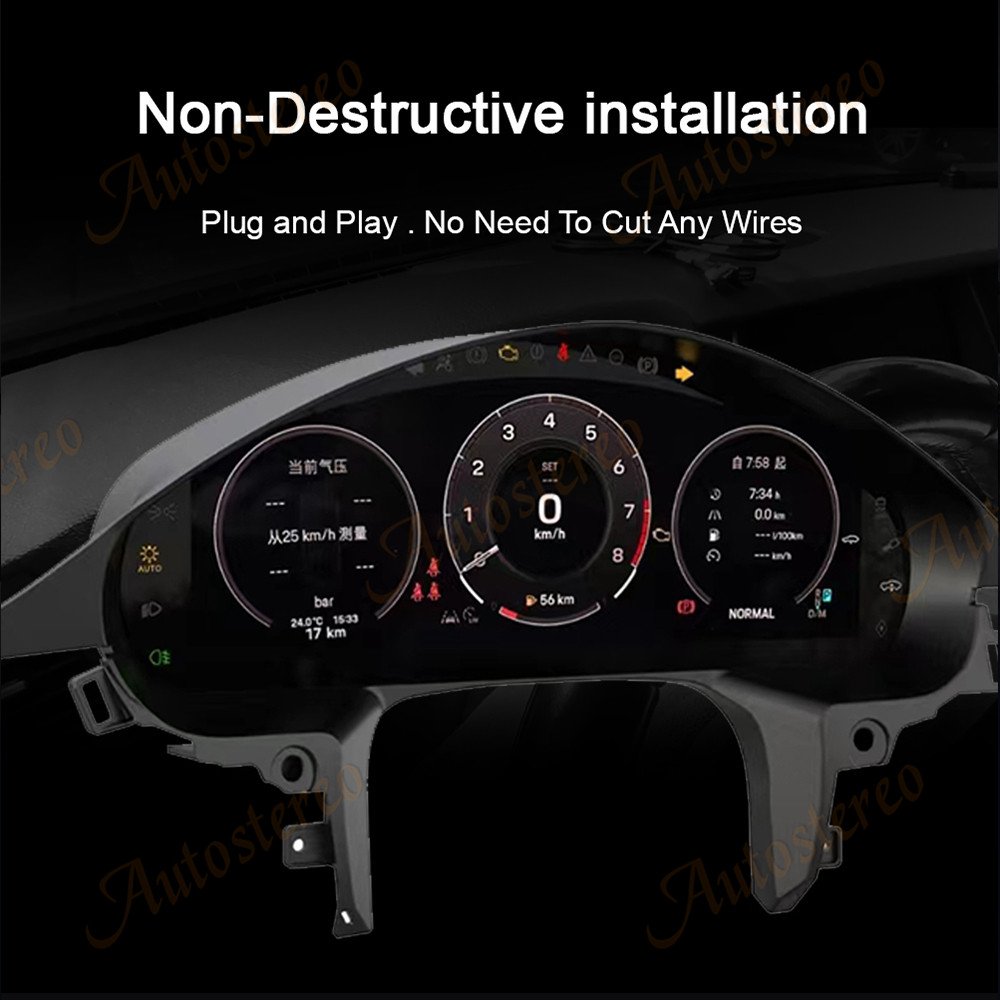 Car Dashboard Instrument Digital Cluster For Porsche Panamera GPS Navigation Multimedia Player Head Unit Auto Stereo