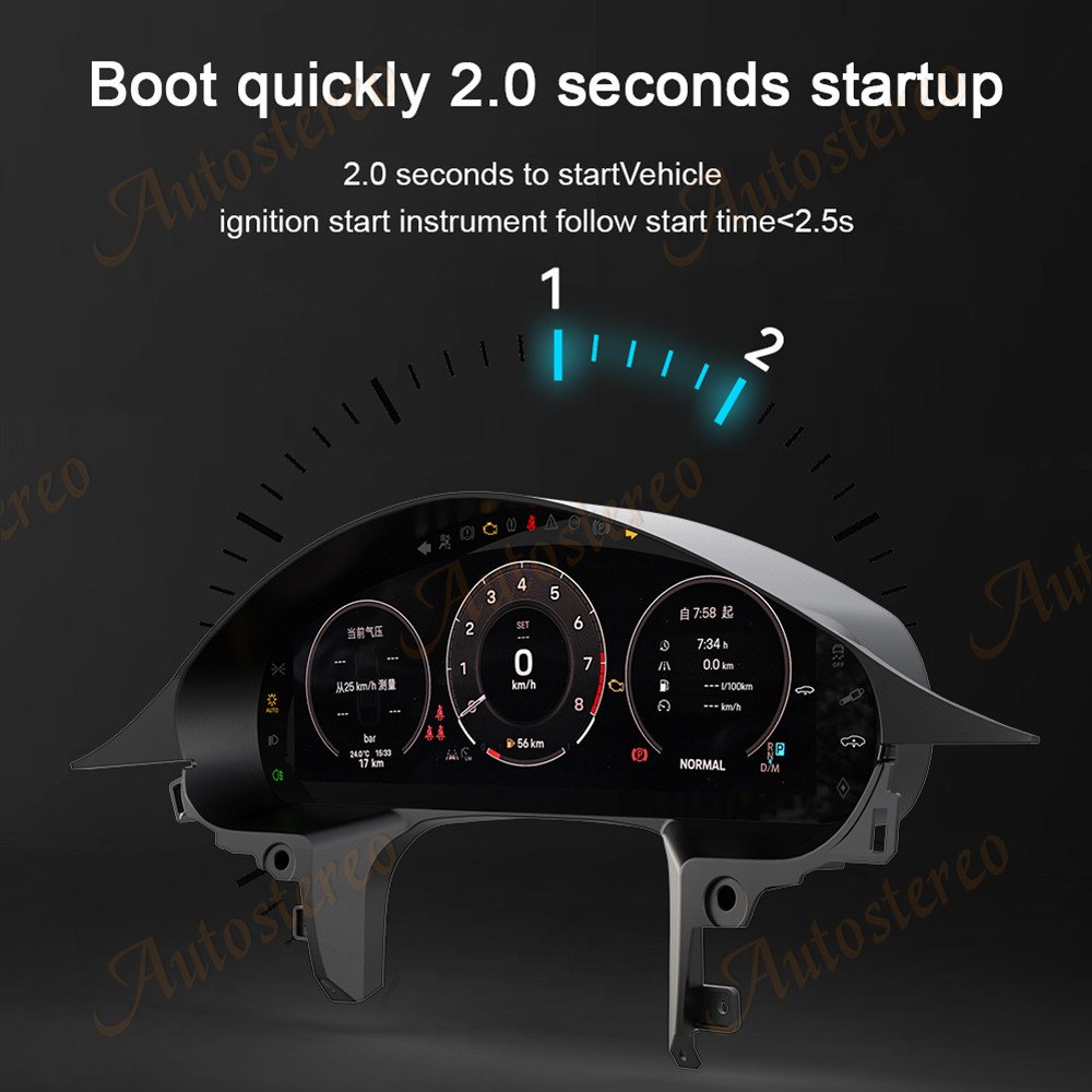 Car Dashboard Instrument Digital Cluster For Porsche Panamera GPS Navigation Multimedia Player Head Unit Auto Stereo