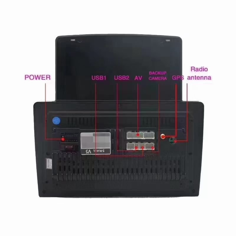 9.7 inch IPS 2.5D Touch Screen 2 Din Universal USB TF Card CarPlay Android 12 GPS Navigation System Car DVD Player