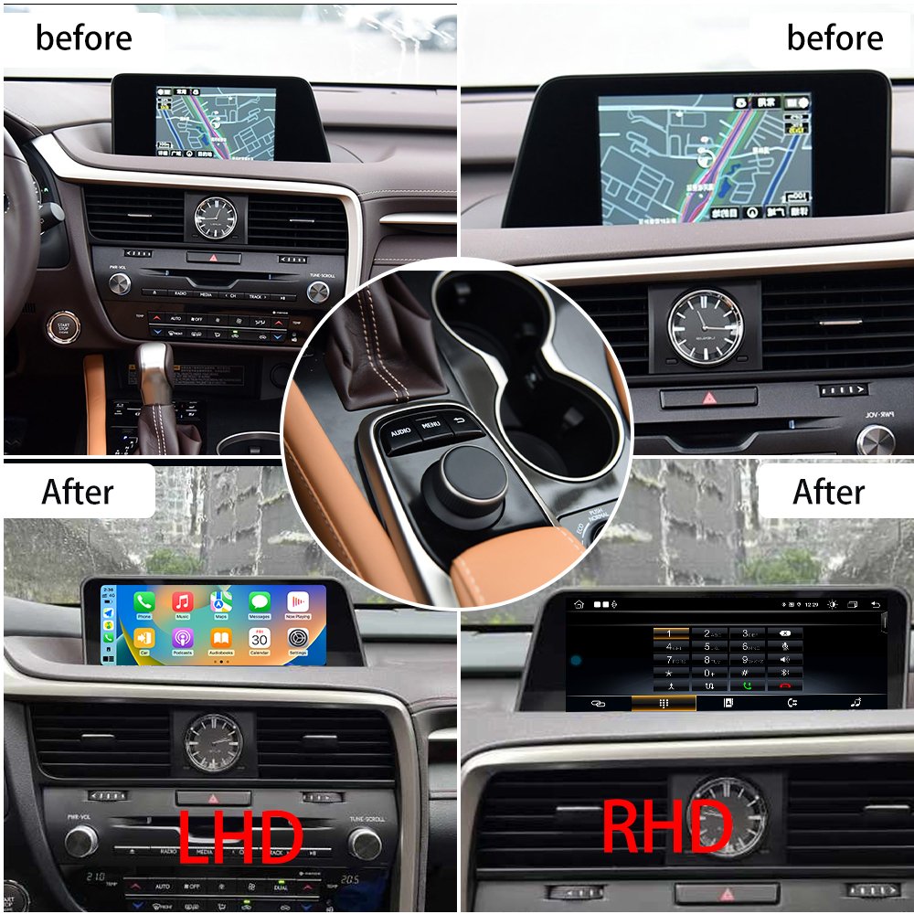 Autostereo 12.3 inch Android 13 For Lexus RX 2016-2018 Car Radio GPS Navigation Head Unit GPS Multimedia Player Audio Stereo