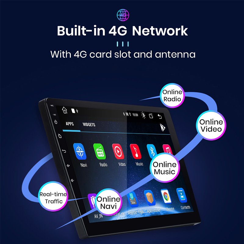 9 inch Android Auto Radio for Volkswagen VW Passat B6 B7 CC Tiguan Touran GOLF POLO Carplay 4G Car Multimedia GPS 2din autoradio