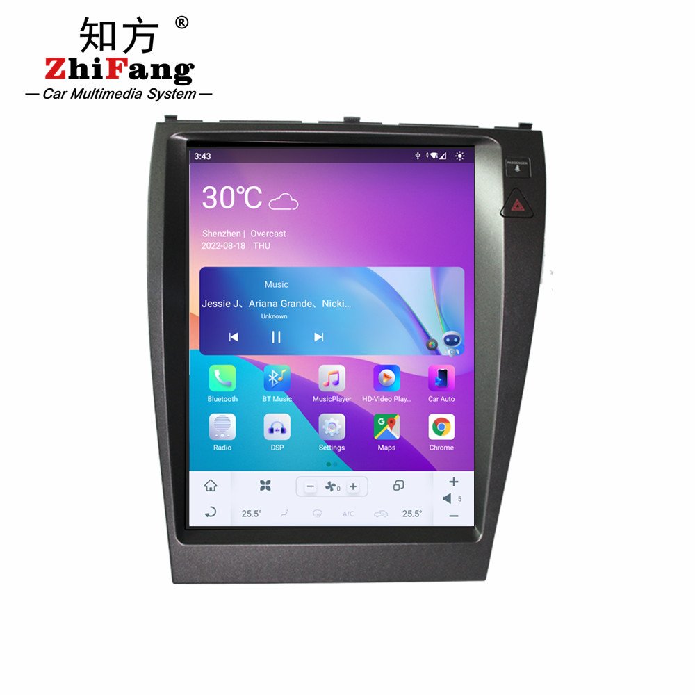 ZhiFang Android 11 Radio For Lexus ES ES240 ES300 ES330 ES350 2006-2012 Car Auto GPS Navigation DVD Player