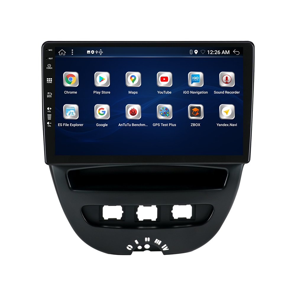 car dvd player sale Vehicle navigation built in 360 degree reversing image android car radio 10 inch car radio for Peugeot 107