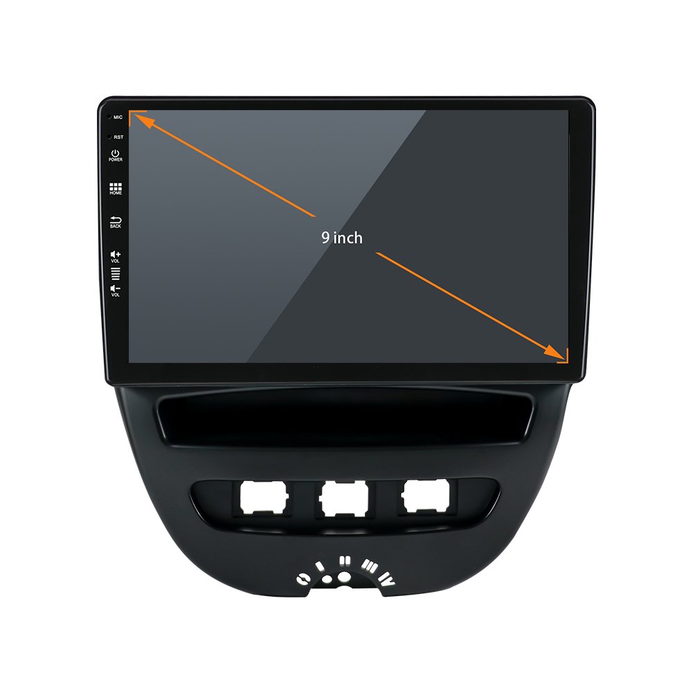 car dvd player sale Vehicle navigation built in 360 degree reversing image android car radio 10 inch car radio for Peugeot 107