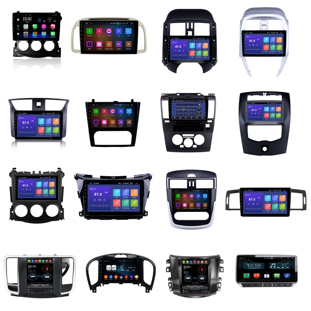 used car radios android for Nissan 9inch With CarPlay WIFI car touch screen stereo car dvd player android auto stereo