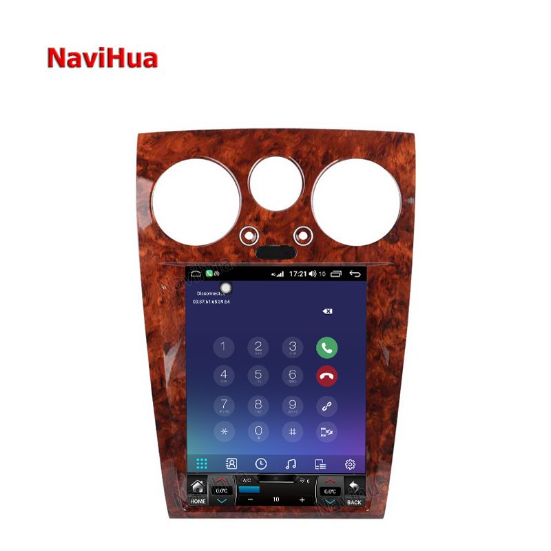 Navihua 12.1" Android Car Multimedia DVD Player Automotive Head Unit Car Radio Stereo for Bentley Continental Flying Spur 12-18