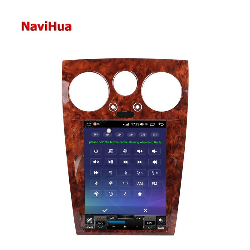 Navihua 12.1" Android Car Multimedia DVD Player Automotive Head Unit Car Radio Stereo for Bentley Continental Flying Spur 12-18
