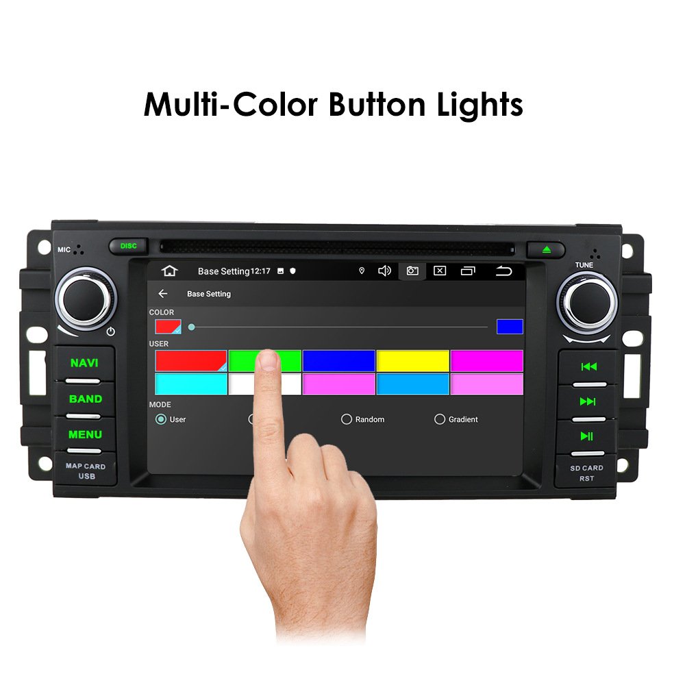 7 inch Android car radio dvd player For Jeep Cherokee Compass Commander Wrangler 300C Dodge Caliber Liberty 2009 2008 2010 2011