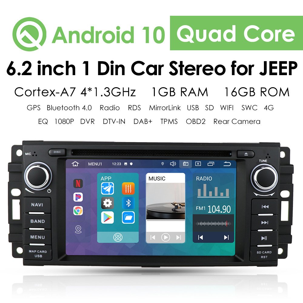 7 inch Android car radio dvd player For Jeep Cherokee Compass Commander Wrangler 300C Dodge Caliber Liberty 2009 2008 2010 2011