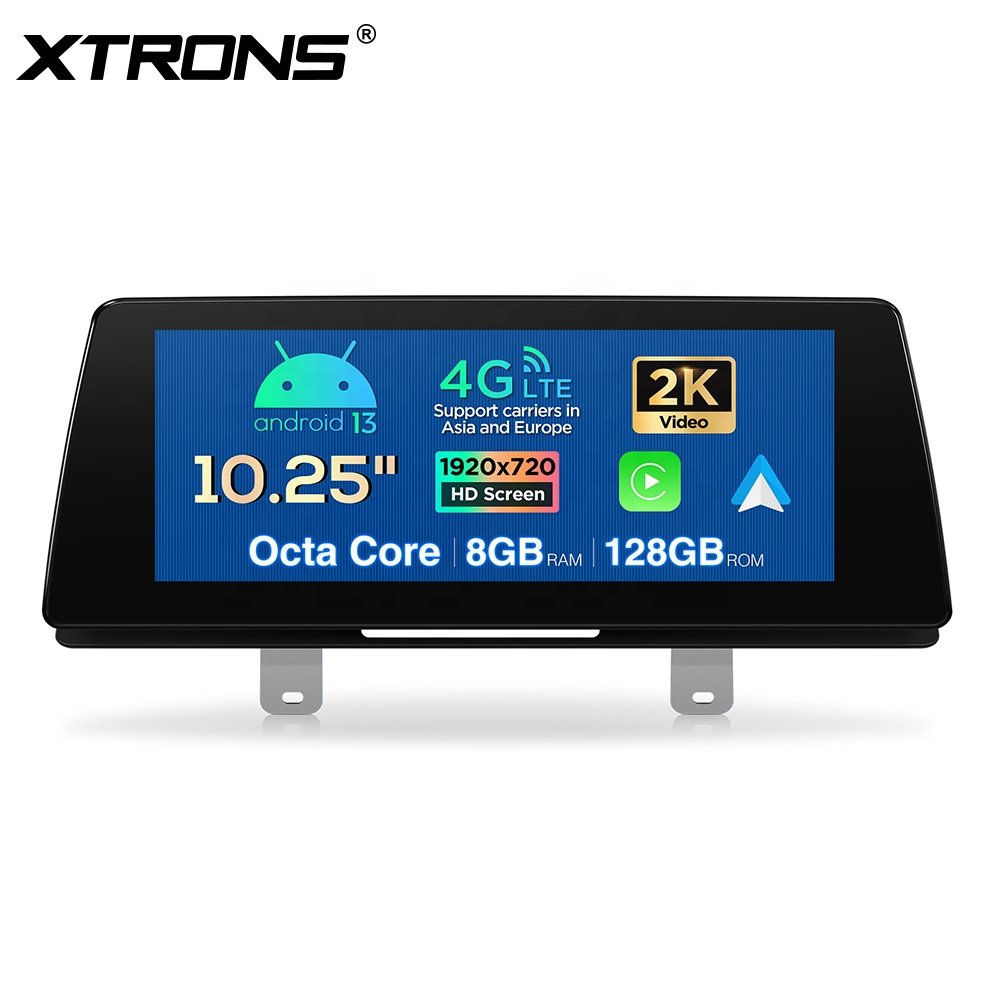 XTRONS 10.25 Inch Android 13 8+128g AutoRadio For BMW 5 Series G30 G31 EVO 2018+ Carplay Screen 4G LTE Navigation GPS
