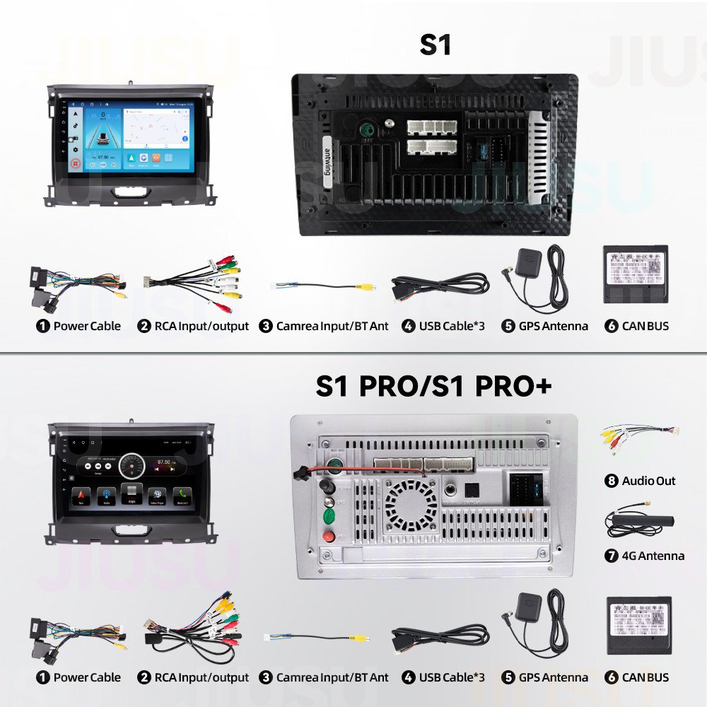 Android 12 Car Radio GPS DVD Player Stereo Multimedia Audio System for Ford Ranger Everest Edge 2015-2020 with Carplay DSP DAB