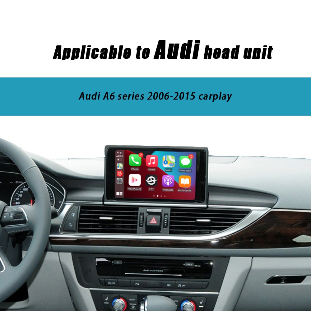 CZT-AUTO Wireless CarPlay Module Radio For Audi A6 A7 2012-2018 With Android Auto Mirror Link AirPlay Car Play Function
