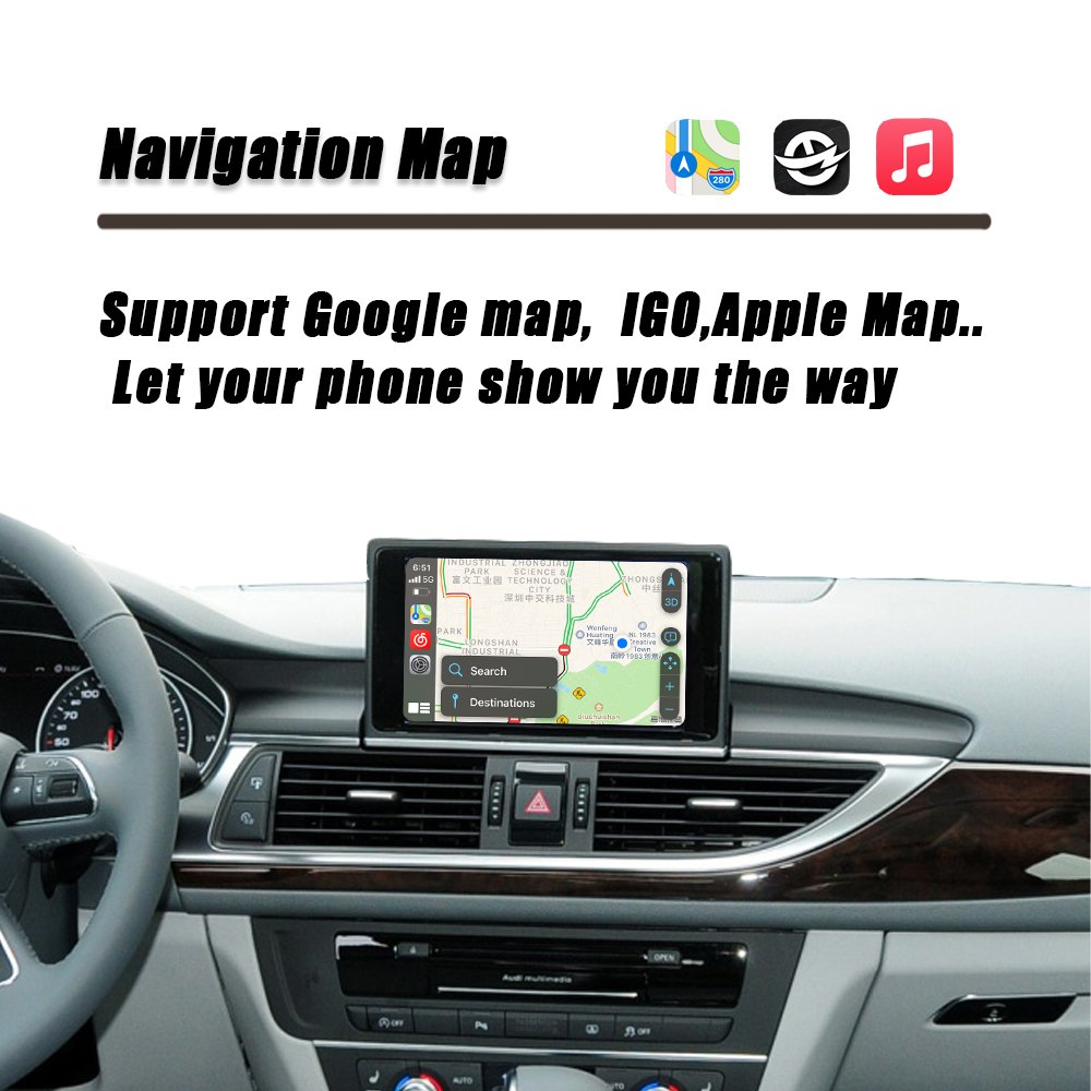 CZT-AUTO Wireless CarPlay Module Radio For Audi A6 A7 2012-2018 With Android Auto Mirror Link AirPlay Car Play Function