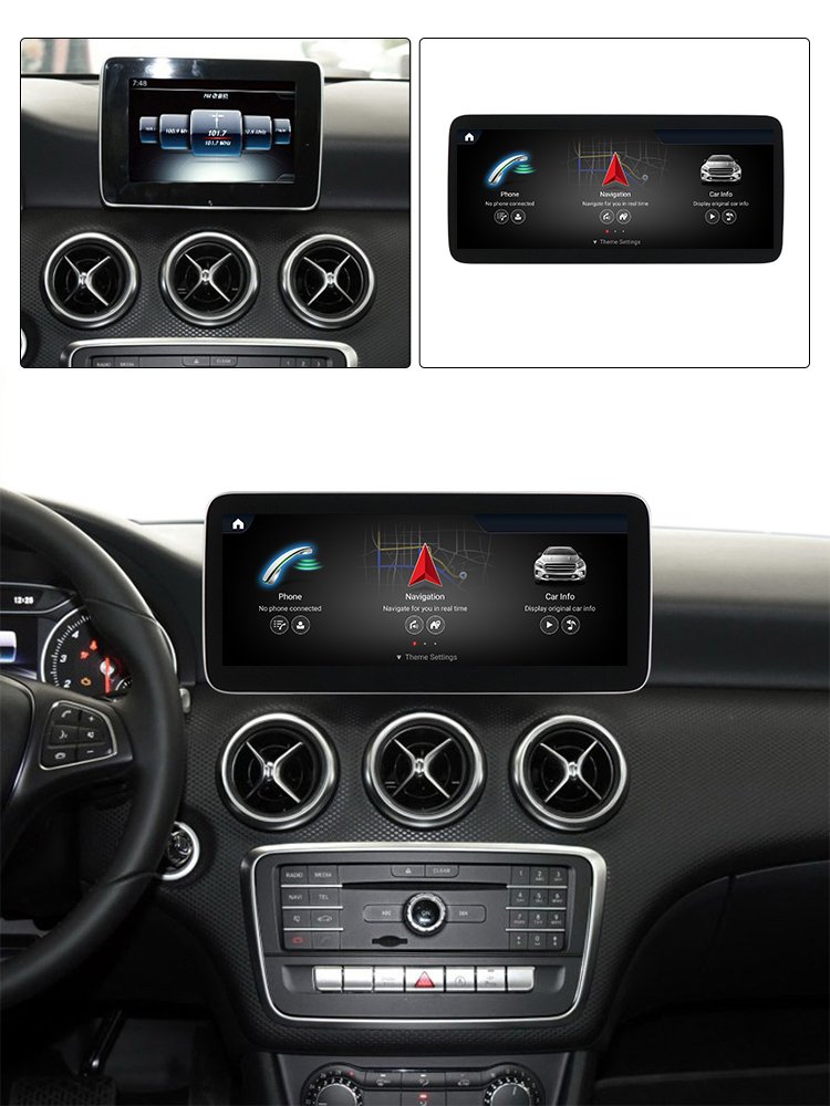 MEKEDE AUTO Android Car DVD Player Navigation for Mercedes Benz a Class W176 CLA Class W117 GLA X156 Car Radio Support 8-core