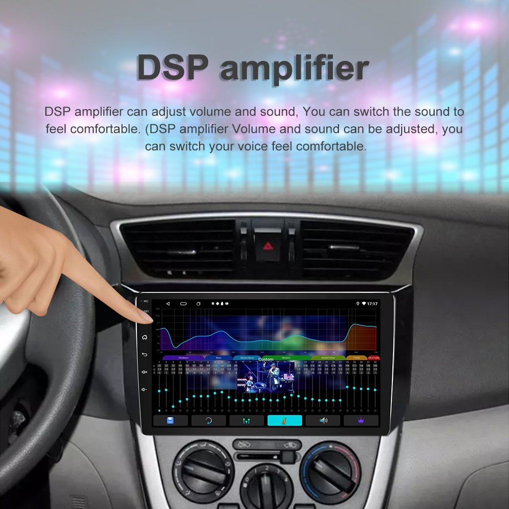 Jmance 9 Inch 2 Din Auto Radio Dvd Player Dsp Carplay Gps Car Stereo Android 2Din For Nissan Sentra Sylphy 2012-2018 Frame