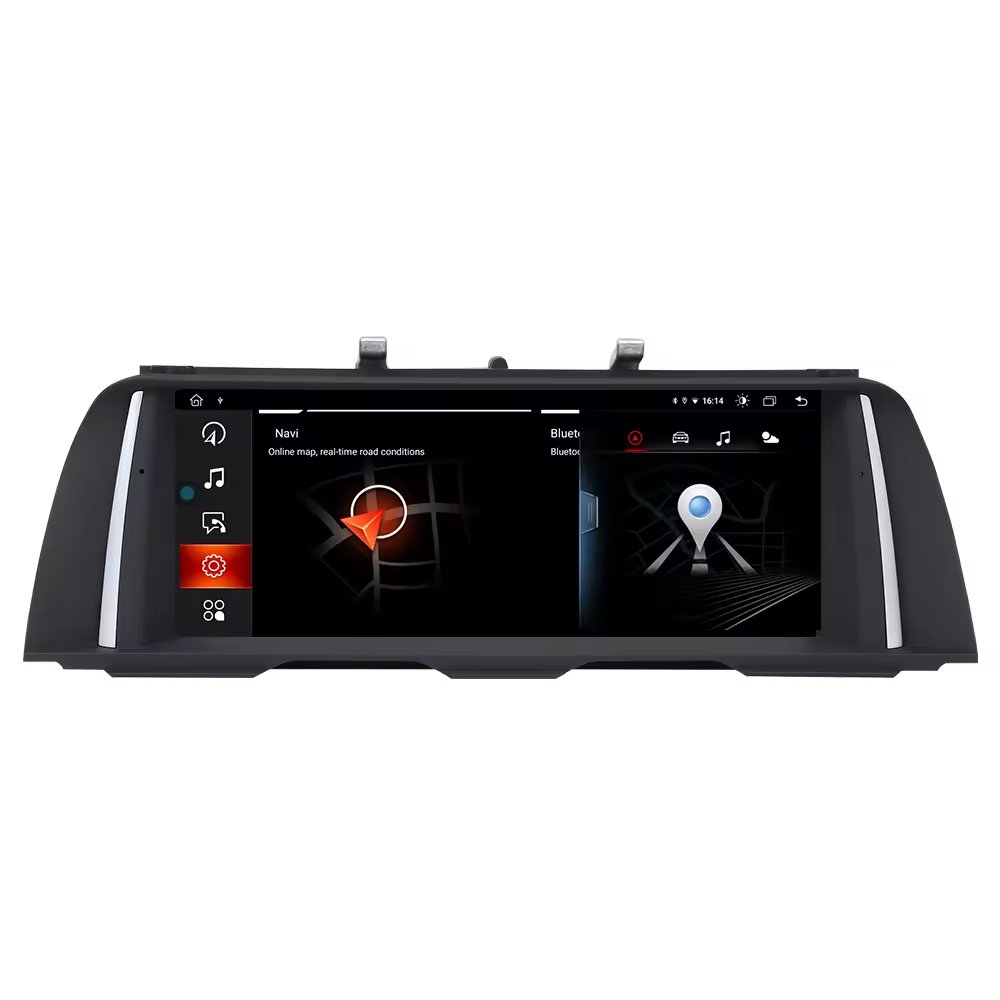 For Bmw 5 Series F10 Carplay Android Auto Stereo 10.25" touch Screen 4g Wifi Bt Android 13 GPS navigation