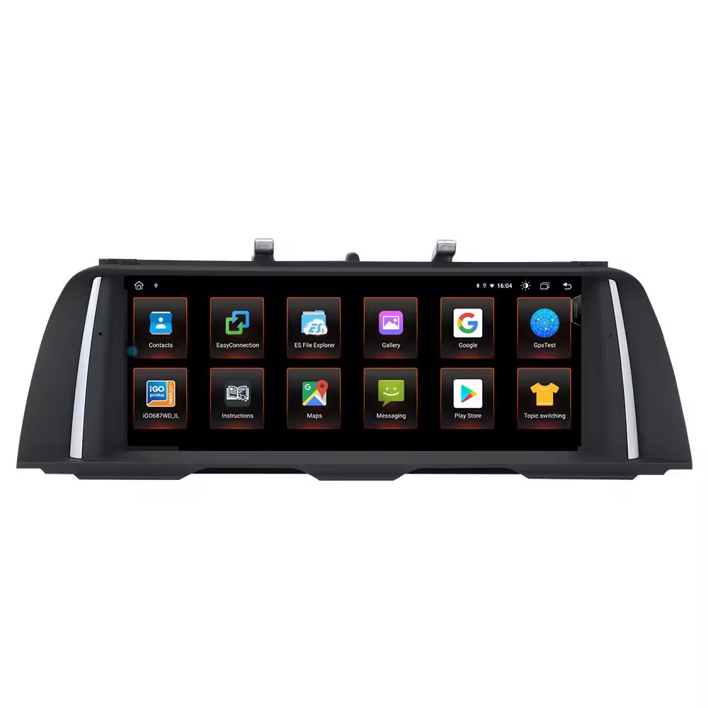 For Bmw 5 Series F10 Carplay Android Auto Stereo 10.25" touch Screen 4g Wifi Bt Android 13 GPS navigation